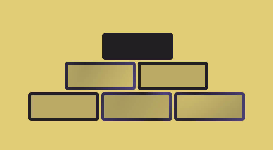 Case study image in abstract style showing multiple blocks stacked on top of each other